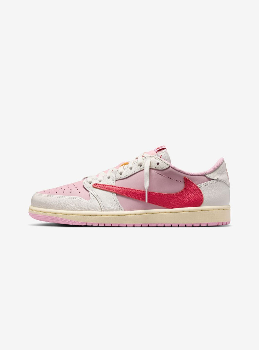 Air Jordan 1 Retro Low OG SP Travis Scott Sail Tropical Pink