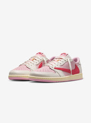 Air Jordan 1 Retro Low OG SP Travis Scott Sail Tropical Pink